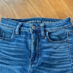 high waisted american eagle skinny jeans